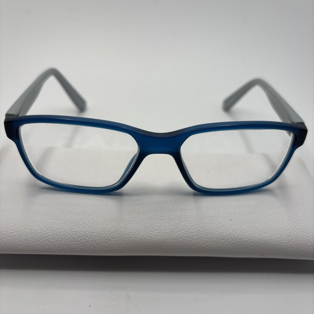 Nike 5092 400 Matte Blue Grey Plastic Eyeglasses Frame 51-15-130mm Italy #C337